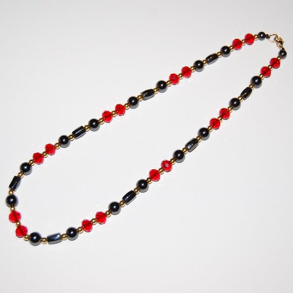 2 Pcs,Necklace,Bracelet,Magnetic Necklace,Magnetic Bracelet,Glass,Magnetic Beads - Picture 3 of 4